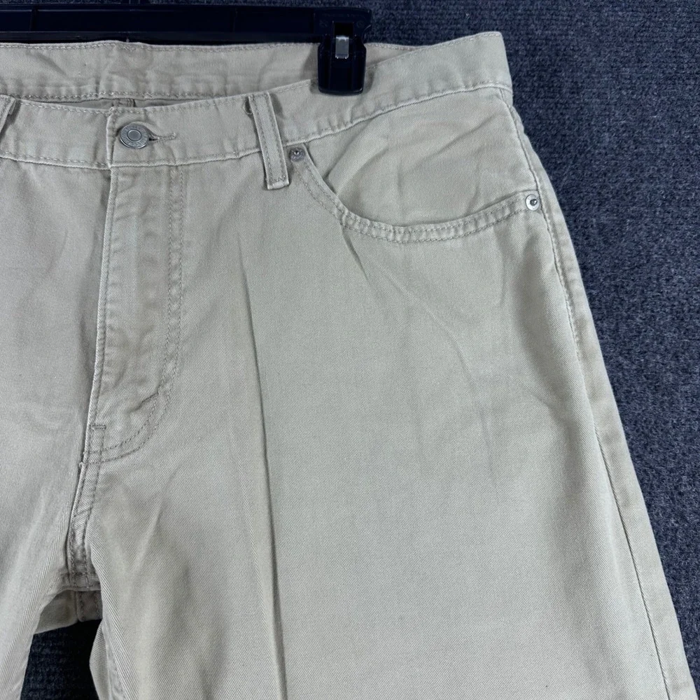 Levi's 559 Relaxed Straight Jeans Mens 36x32 W36 L32 Tan Khaki Denim Pants